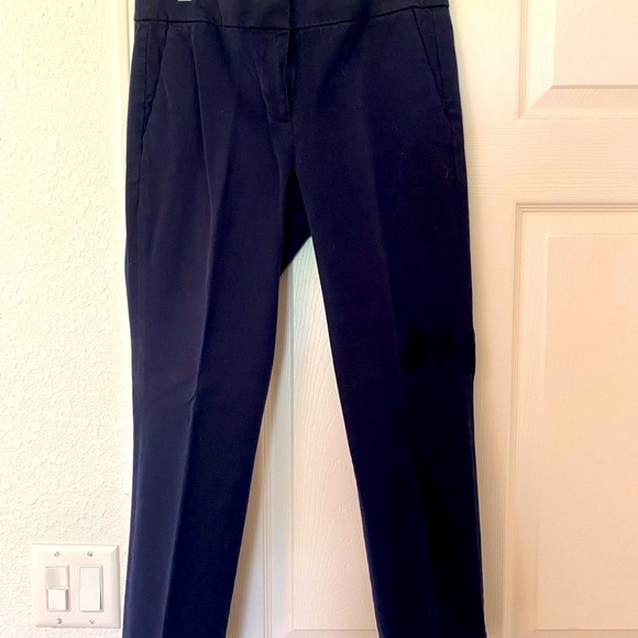 J. CREW Campbell Navy Blue Cotton pants - Picture 4 of 10